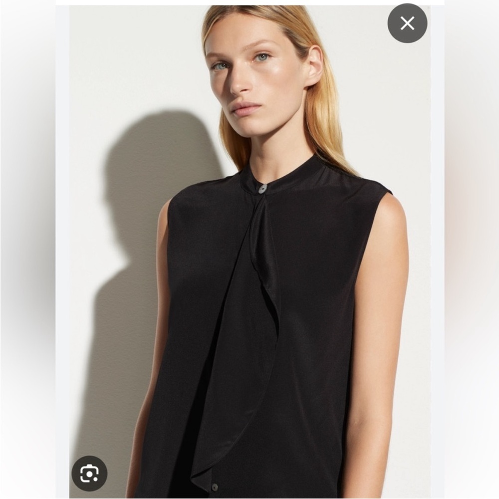 Vince Black Sleeveless Blouse NWT